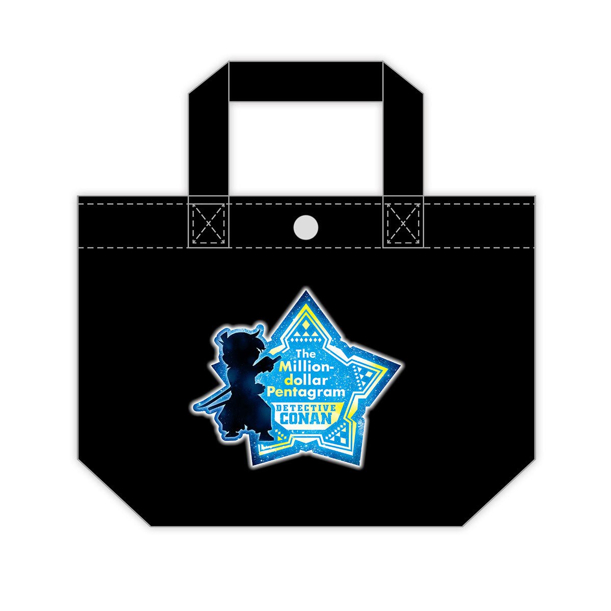 名偵探柯南：100萬美元的五稜星 帆布小提袋 100萬的mark - Microworks ACG
