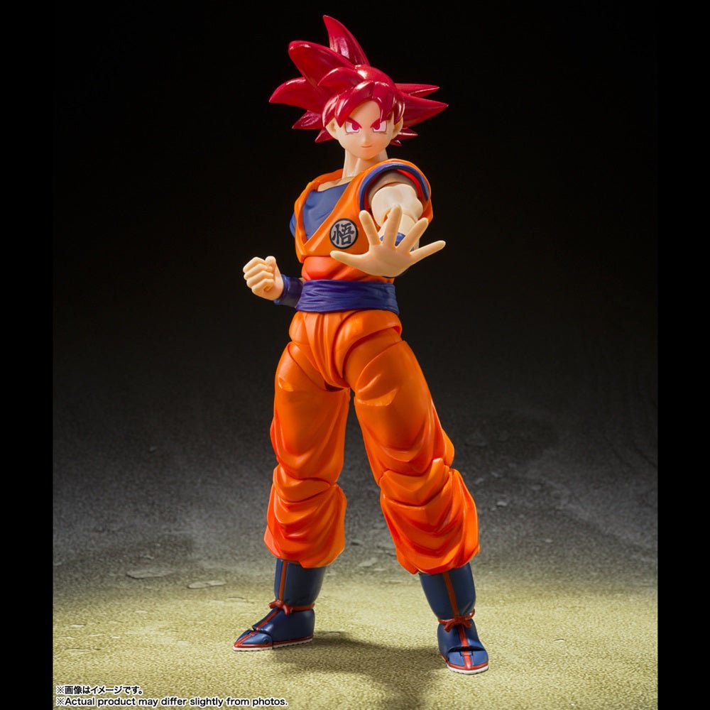 Bandai [SHF] 超級撒亞人之神 孫悟空 - 帶來正義之心的超級撒亞人之神 - Microworks ACG