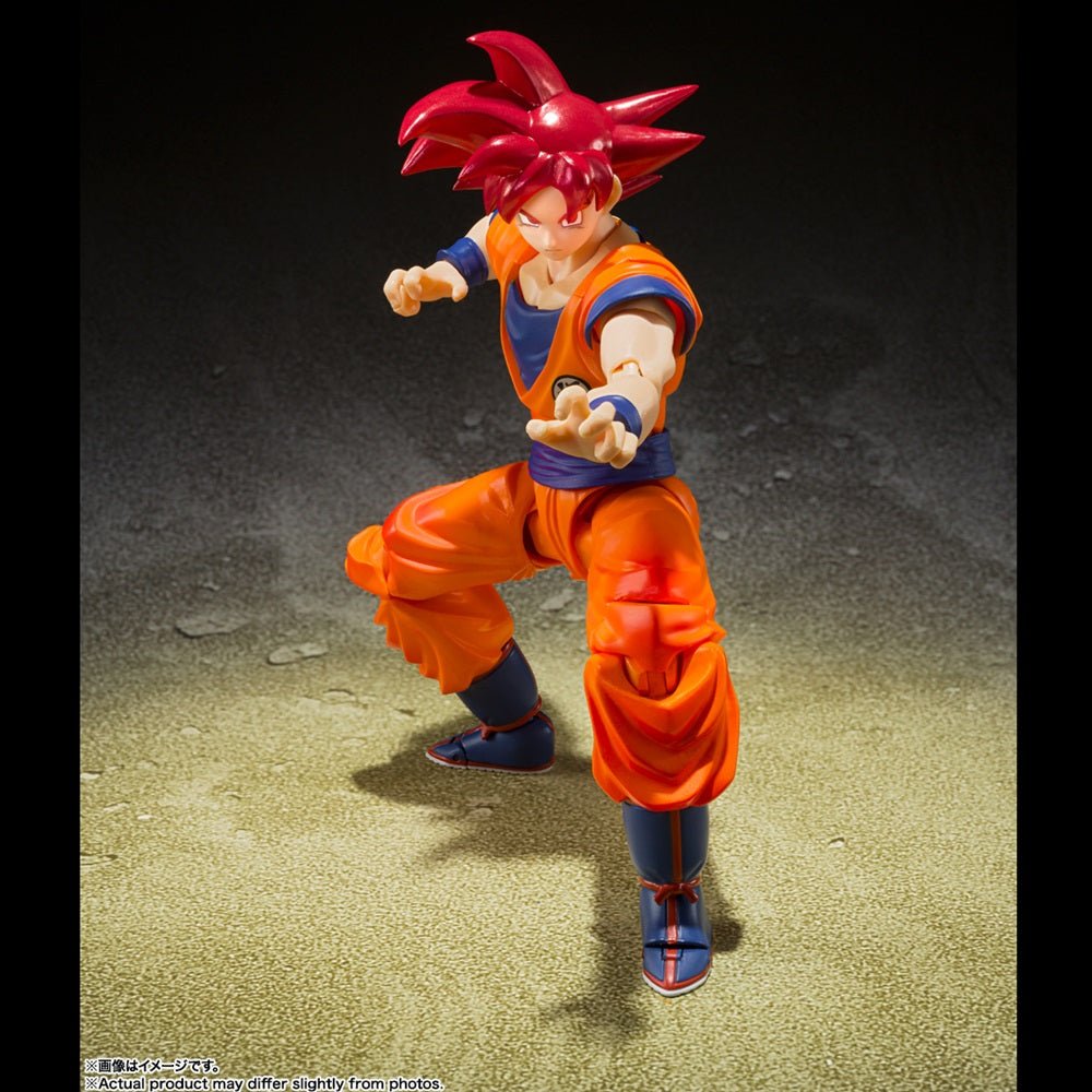 Bandai [SHF] 超級撒亞人之神 孫悟空 - 帶來正義之心的超級撒亞人之神 - Microworks ACG