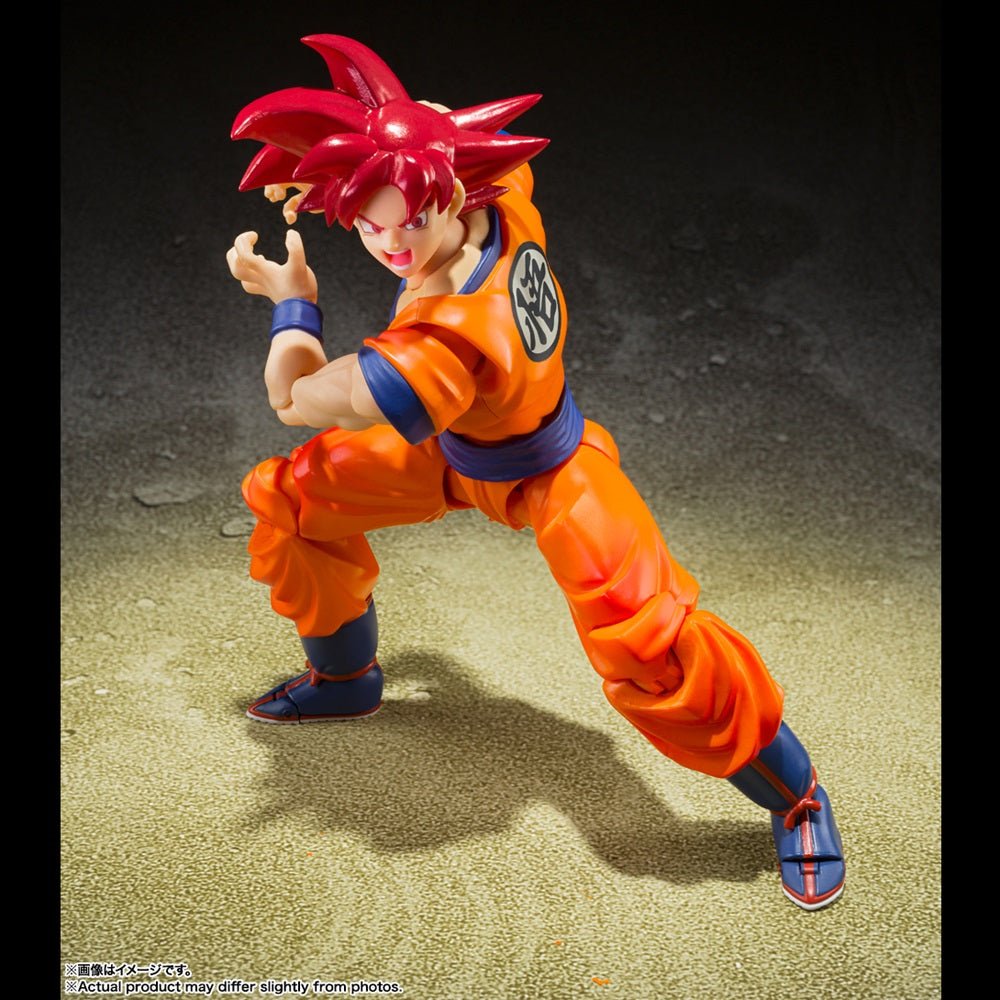 Bandai [SHF] 超級撒亞人之神 孫悟空 - 帶來正義之心的超級撒亞人之神 - Microworks ACG