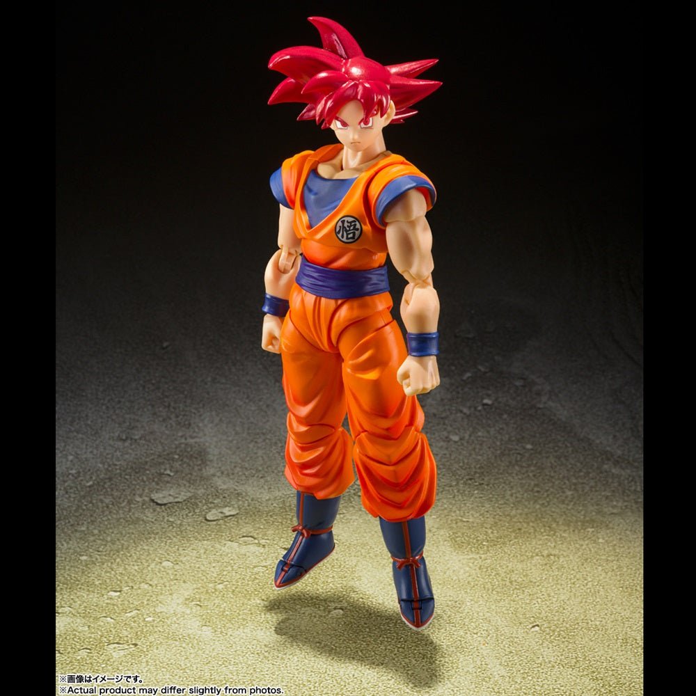 Bandai [SHF] 超級撒亞人之神 孫悟空 - 帶來正義之心的超級撒亞人之神 - Microworks ACG