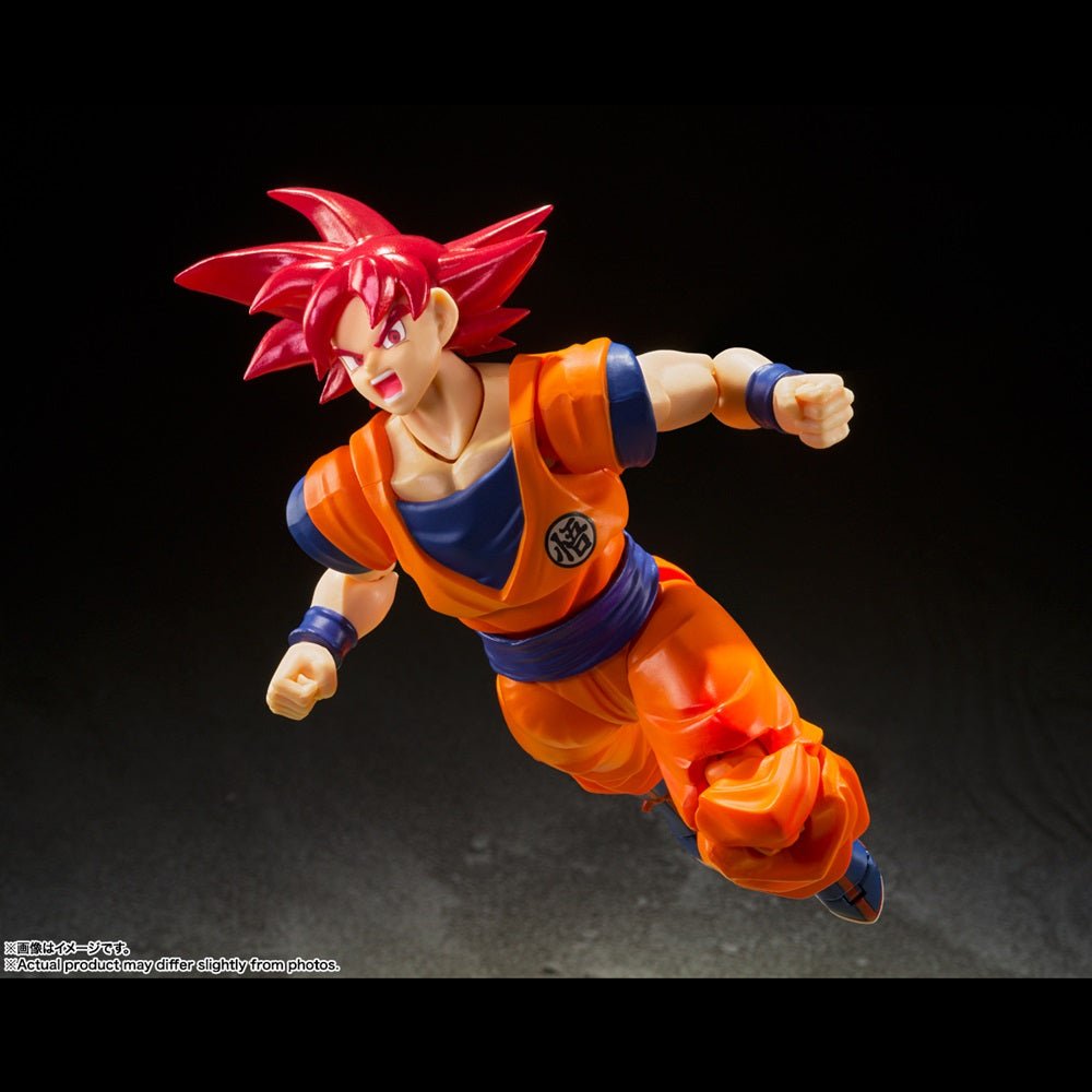 Bandai [SHF] 超級撒亞人之神 孫悟空 - 帶來正義之心的超級撒亞人之神 - Microworks ACG