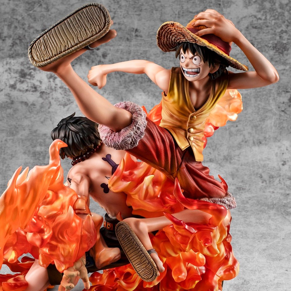 Megahouse [P.O.P]《海賊王》兄弟之絆 路飛 及 艾斯 20週年ver.[PB] - Microworks ACG