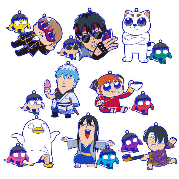《預訂》Megahouse [橡膠塊鎖匙扣]《銀魂》銀魂 x 大川bkub[再販]《2025年5月發售》