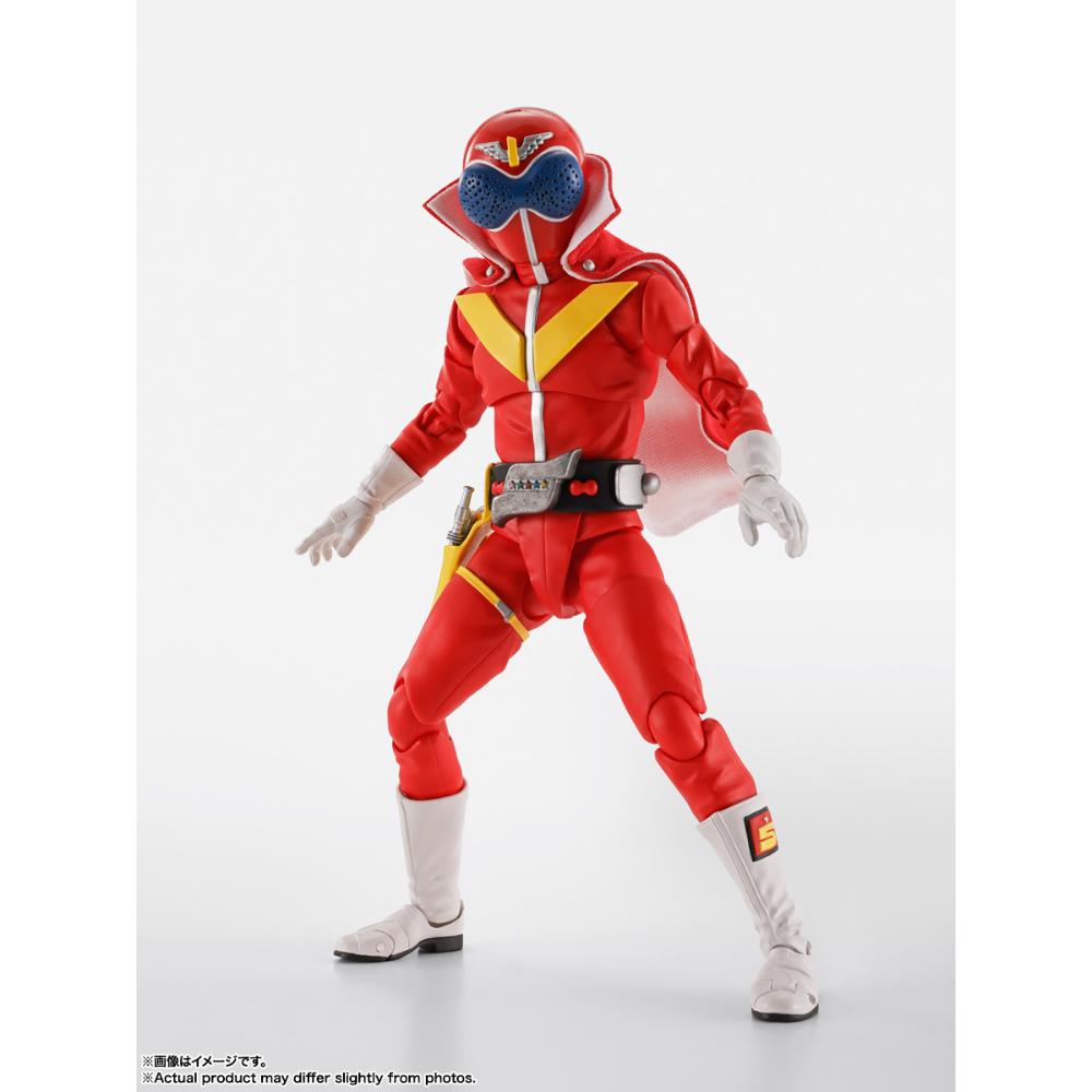 《預訂》Bandai [SHF真骨彫製法]《秘密戰隊五連者》赤連者 (超級戰隊50周年版)《2025年11月發售》 - Microworks ACG