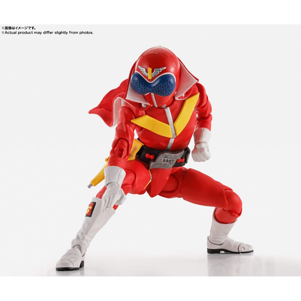 《預訂》Bandai [SHF真骨彫製法]《秘密戰隊五連者》赤連者 (超級戰隊50周年版)《2025年11月發售》 - Microworks ACG