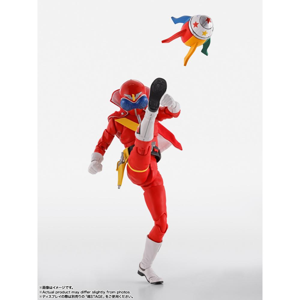 《預訂》Bandai [SHF真骨彫製法]《秘密戰隊五連者》赤連者 (超級戰隊50周年版)《2025年11月發售》 - Microworks ACG