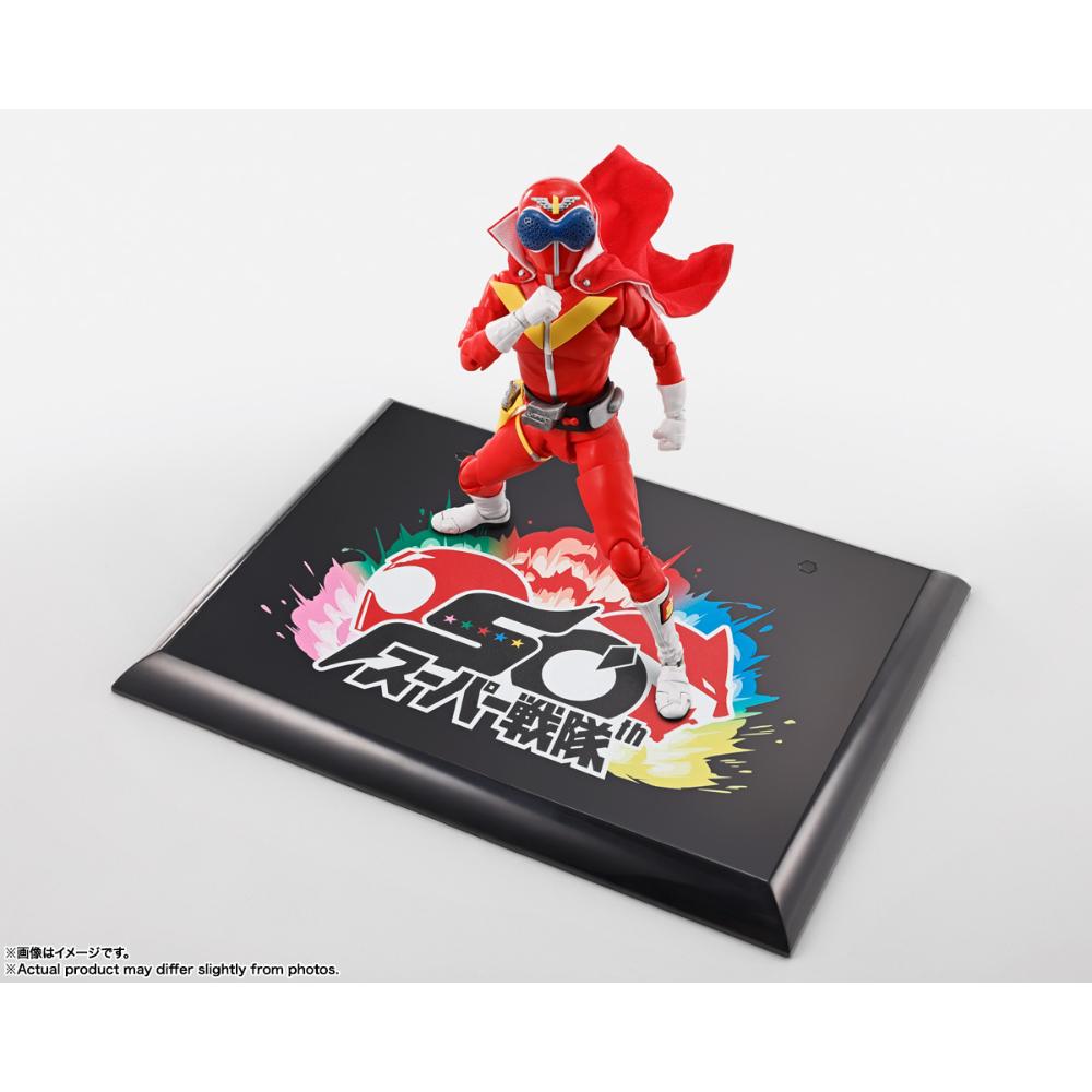 《預訂》Bandai [SHF真骨彫製法]《秘密戰隊五連者》赤連者 (超級戰隊50周年版)《2025年11月發售》 - Microworks ACG