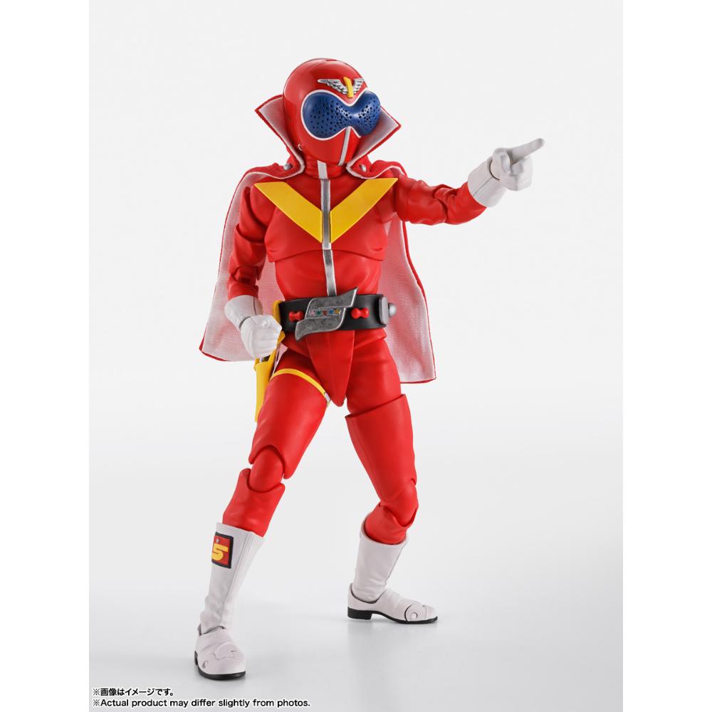 《預訂》Bandai [SHF真骨彫製法]《秘密戰隊五連者》赤連者 (超級戰隊50周年版)《2025年11月發售》