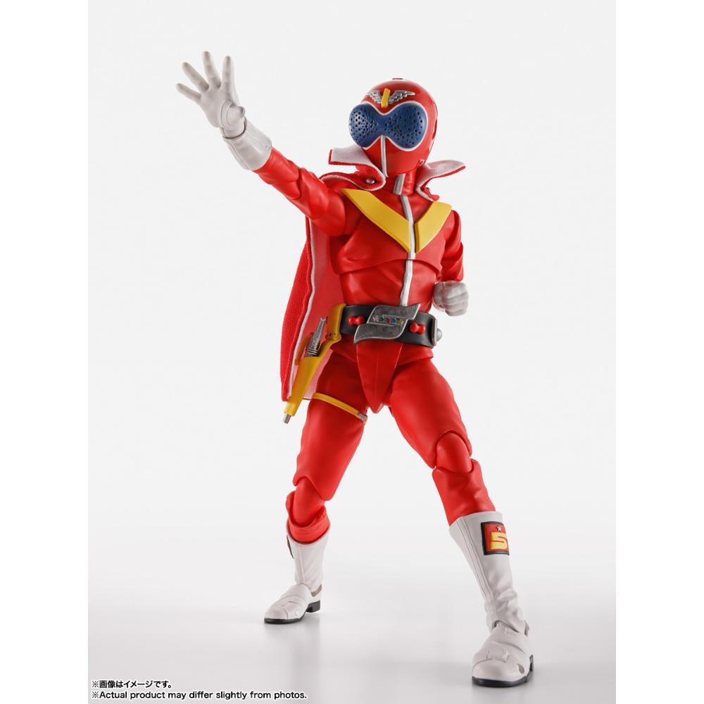 《預訂》Bandai [SHF真骨彫製法]《秘密戰隊五連者》赤連者 (超級戰隊50周年版)《2025年11月發售》 - Microworks ACG