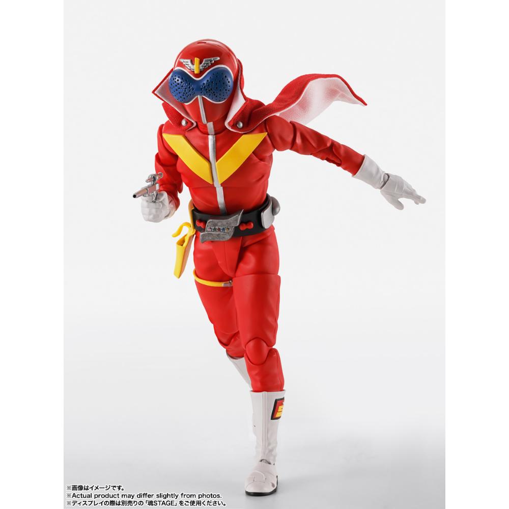 《預訂》Bandai [SHF真骨彫製法]《秘密戰隊五連者》赤連者 (超級戰隊50周年版)《2025年11月發售》 - Microworks ACG