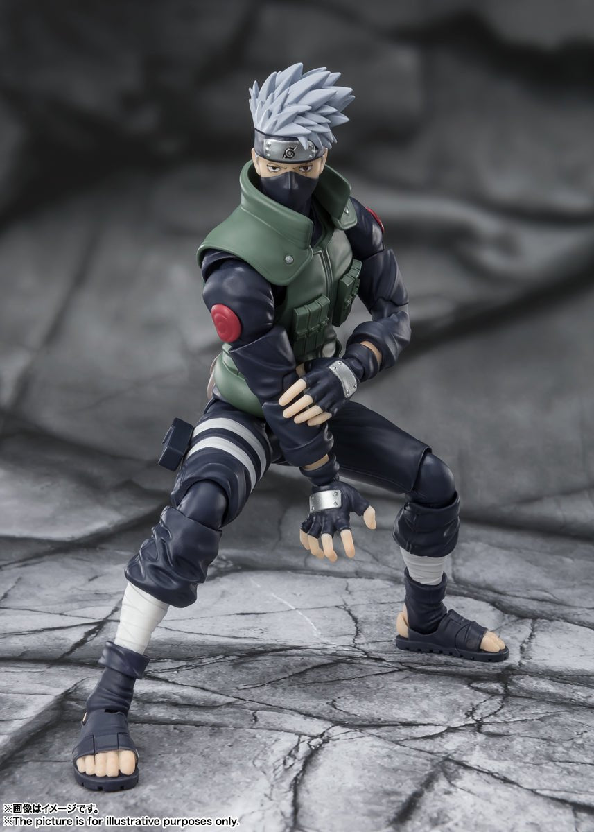 BANDAI [SHF] 旗木卡卡西 - 威名遠播的寫輪眼英雄 - (再販) - Microworks ACG