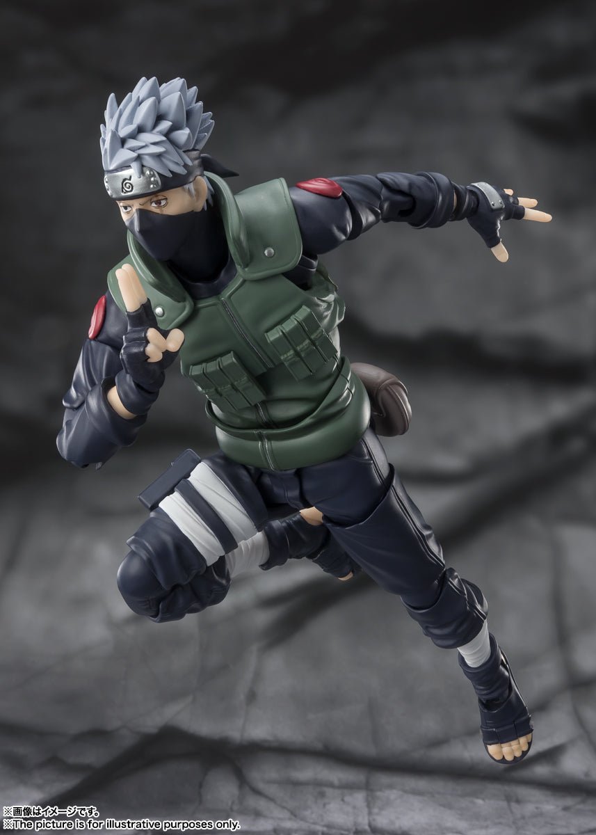 BANDAI [SHF] 旗木卡卡西 - 威名遠播的寫輪眼英雄 - (再販) - Microworks ACG