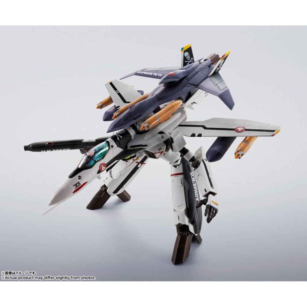 《預訂已截單》Bandai [HI - METAL R] VF - 0S 鳳凰 (羅伊·福克專用機) + QF - 2200D - B GHOST - Microworks ACG