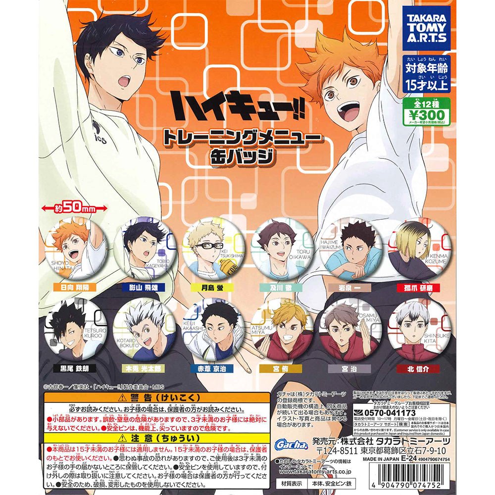 Takaratomy Arts Capsule 排球少年!! 人物襟章 - Microworks ACG