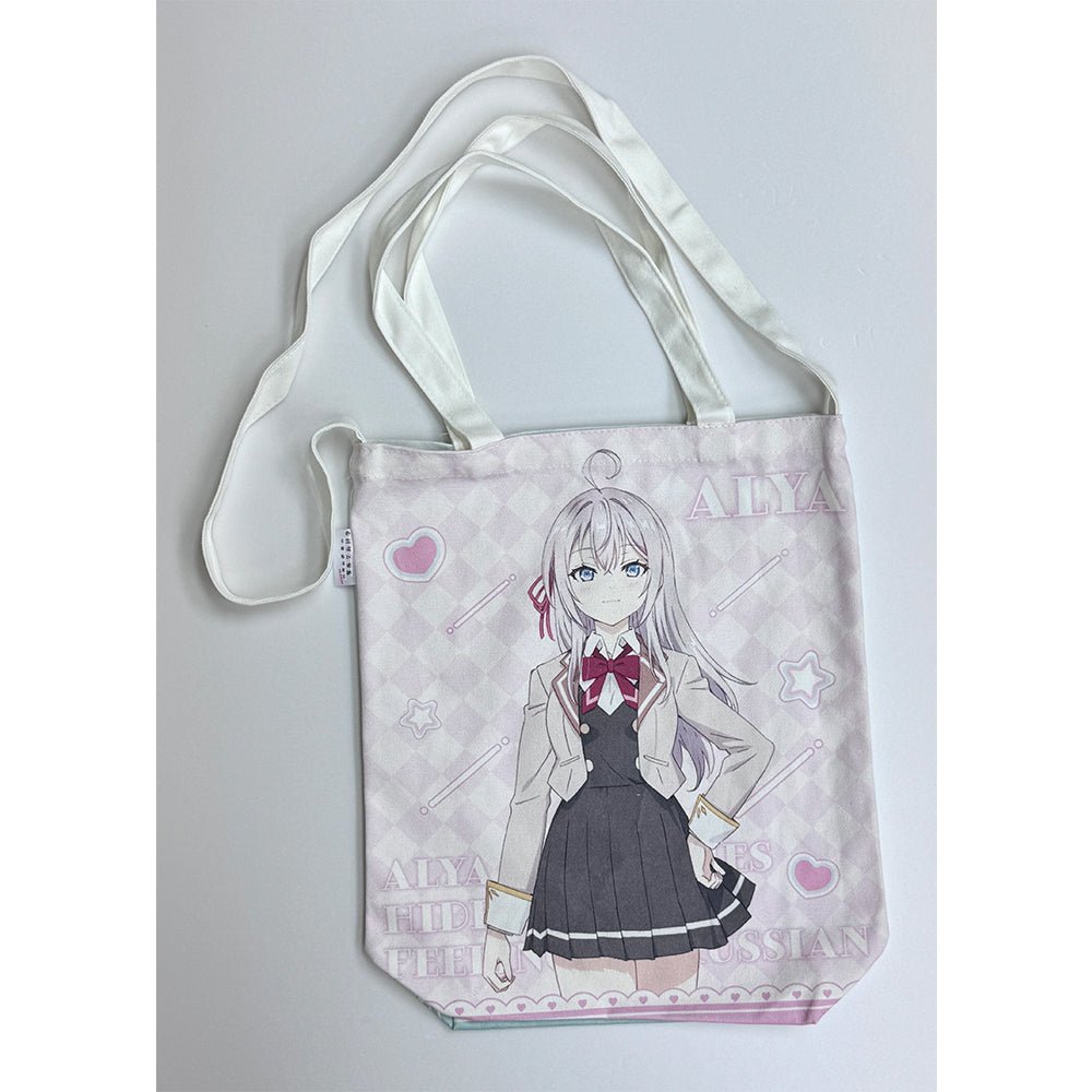 不時輕聲地以俄語遮羞的鄰座艾莉同學 帆布袋 - Microworks ACG