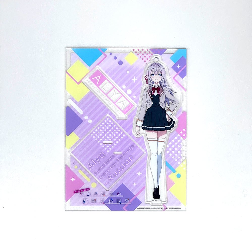 不時輕聲地以俄語遮羞的鄰座艾莉同學 角色立牌 艾莉莎 (校服) - Microworks ACG