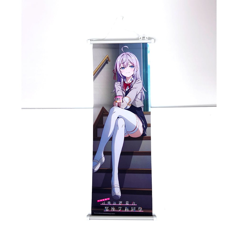 不時輕聲地以俄語遮羞的鄰座艾莉同學 掛軸 艾莉莎 - Microworks ACG