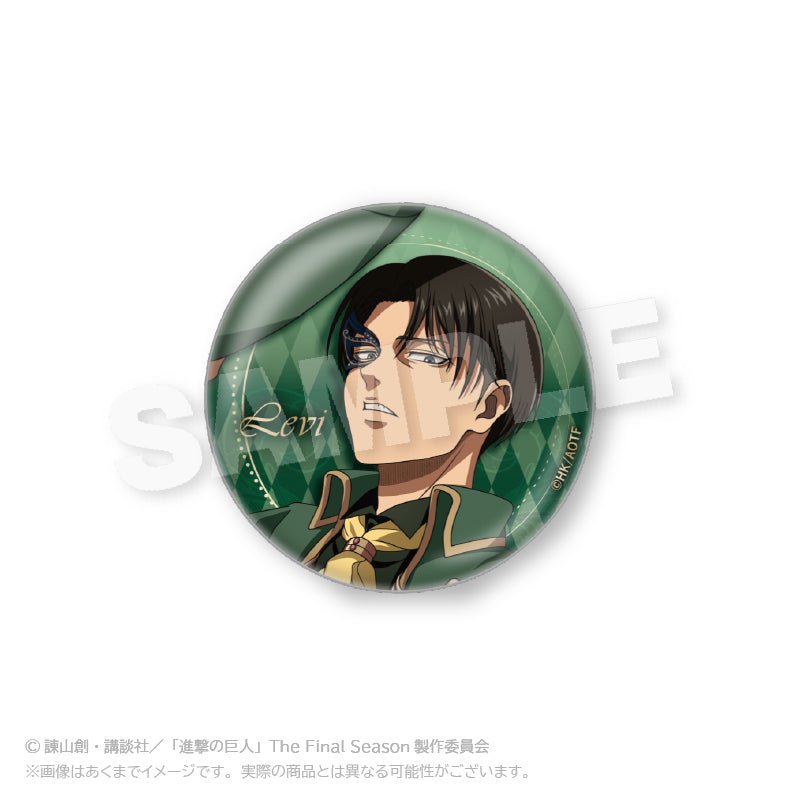 進擊的巨人 角色襟章 蒙面舞會Ver. 盲抽1個 (共8款) 日版 - Microworks ACG