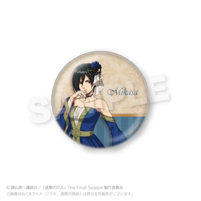 進擊的巨人 角色襟章 蒙面舞會Ver. 盲抽1個 (共8款) 日版 - Microworks ACG