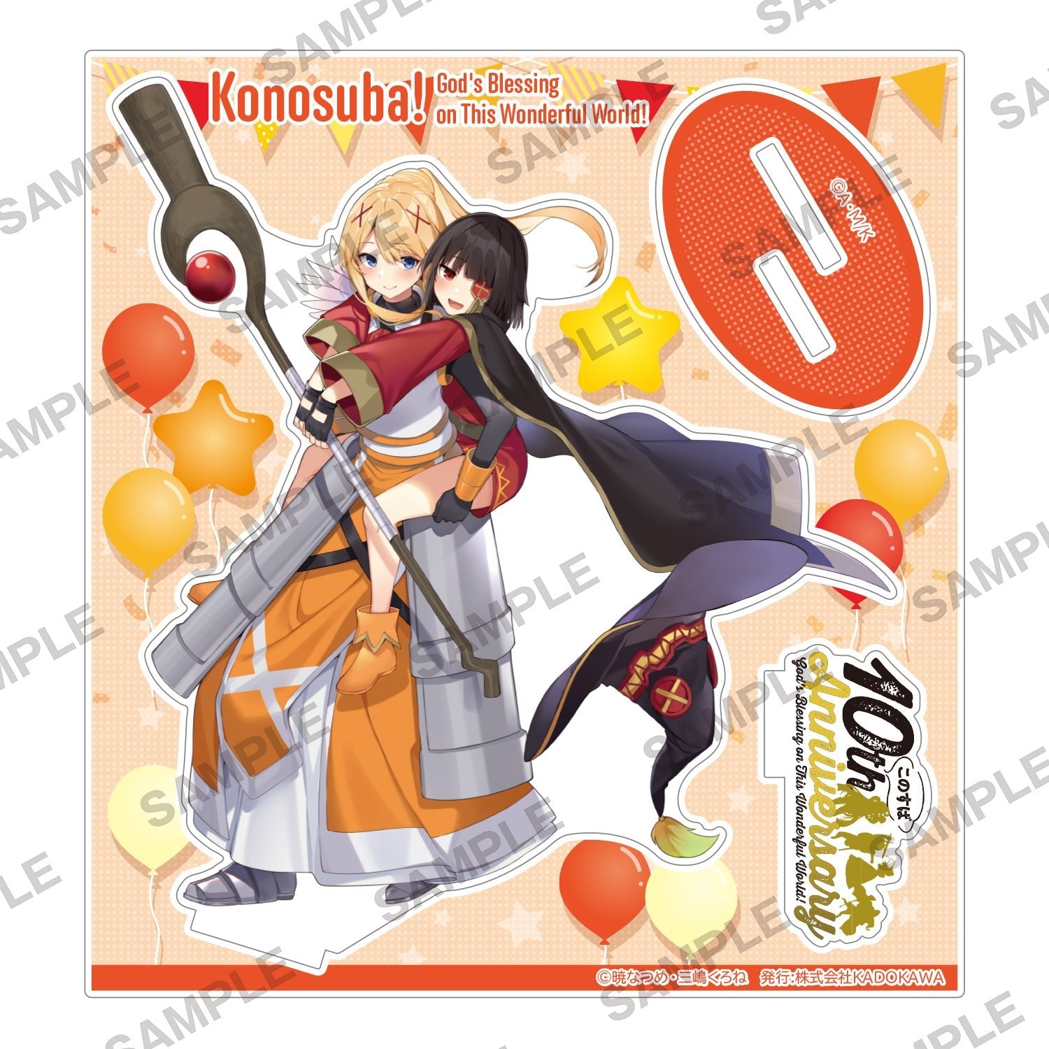 《為美好的世界獻上祝福!》10週年 Final Fair 壓克力立牌 惠惠&達克妮絲 日版 - Microworks ACG