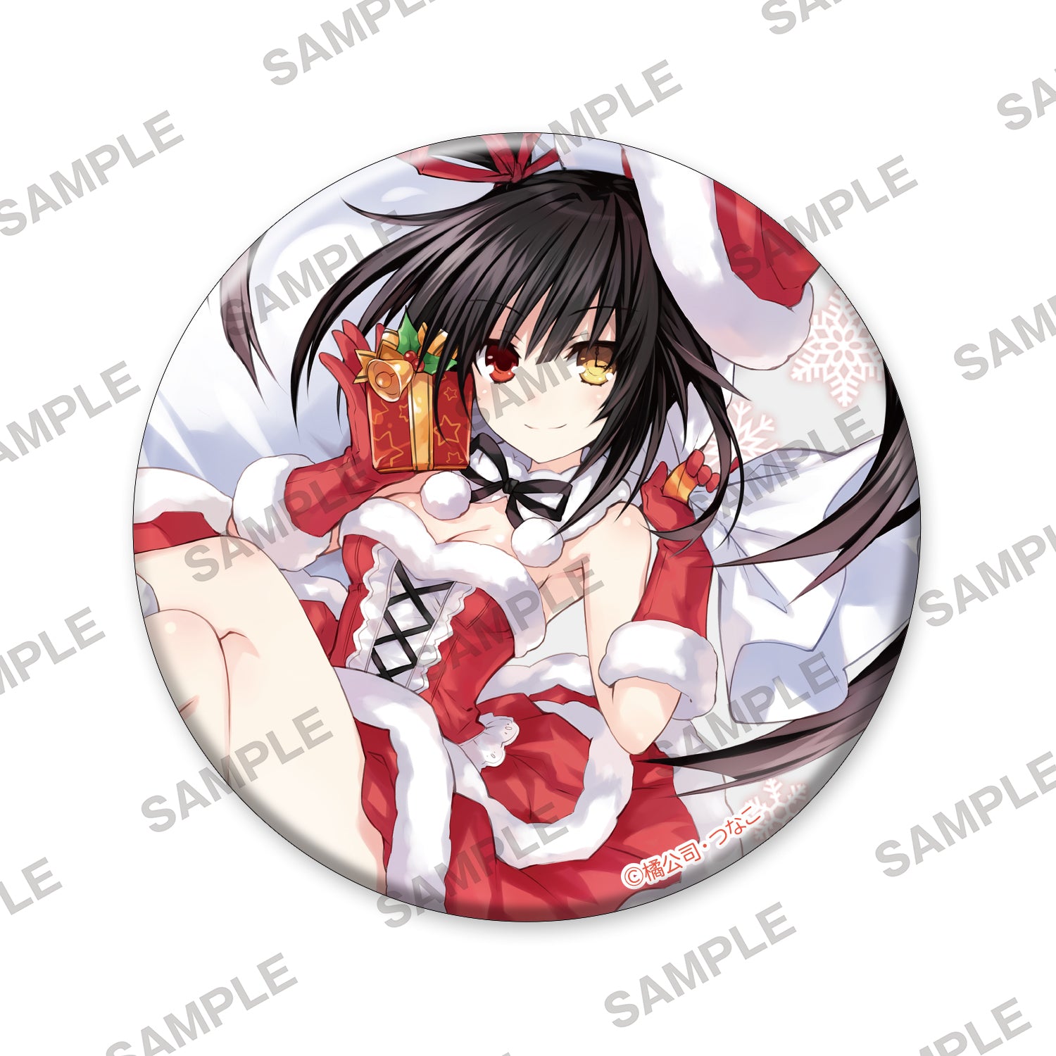 《約會大作戰》幻彩襟章 聖誕節活動 時崎狂三 日版 - Microworks ACG