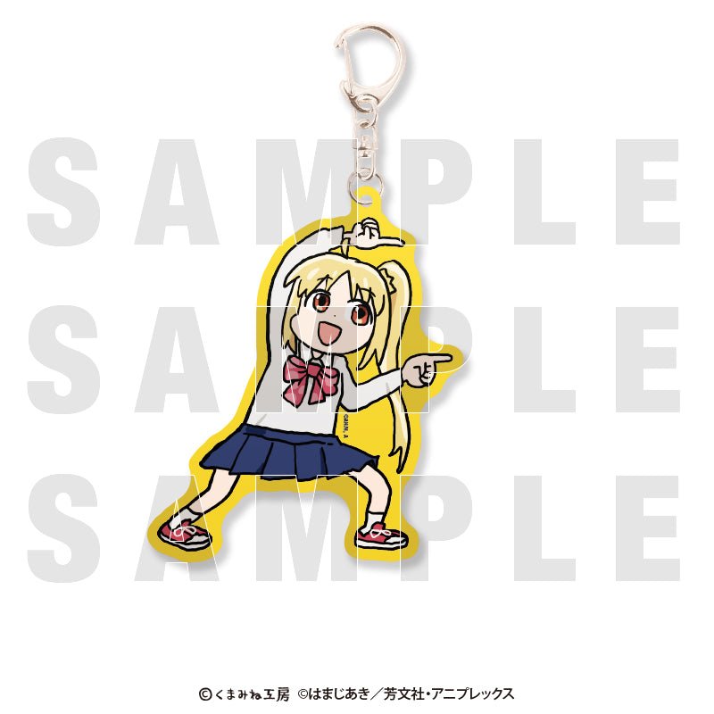 孤獨搖滾! × 仕事貓 亞加力匙扣 盲抽1個 (共9款) 日版 - Microworks ACG