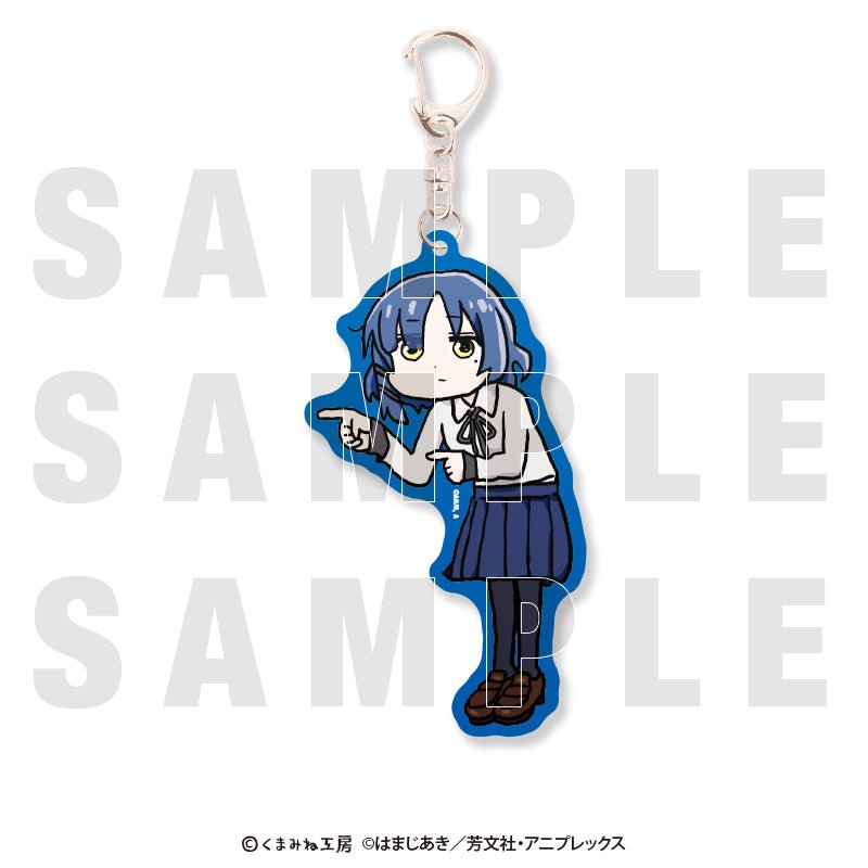 孤獨搖滾! × 仕事貓 亞加力匙扣 盲抽1個 (共9款) 日版 - Microworks ACG