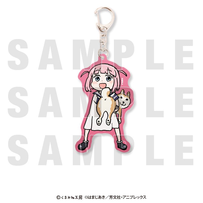 孤獨搖滾! × 仕事貓 亞加力匙扣 盲抽1個 (共9款) 日版 - Microworks ACG