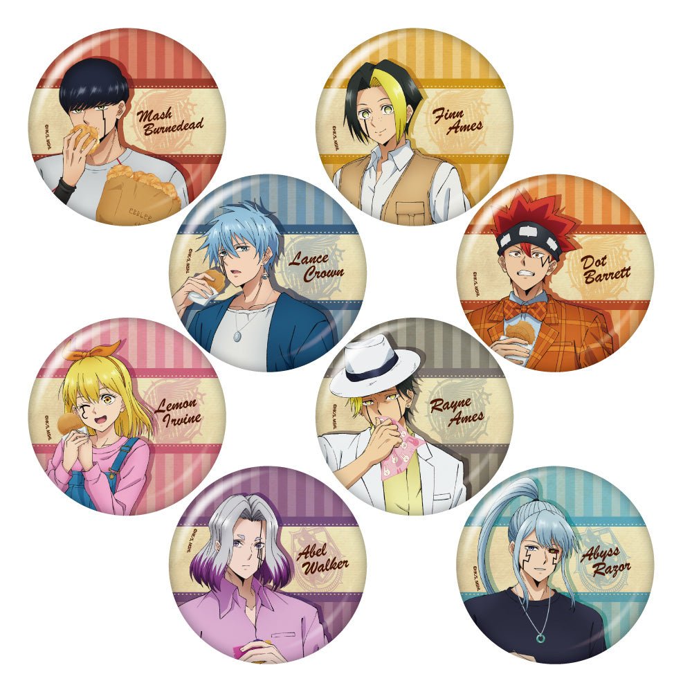 肌肉魔法使 - MASHLE - 全新繪圖大襟章 日版 盲抽1個 (共8款) - Microworks ACG