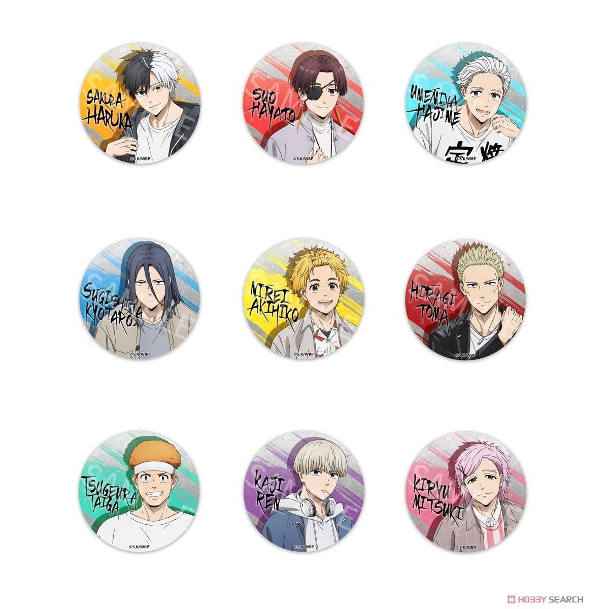 WIND BREAKER 防風少年 58mm角色開瓶器 盲抽1個 (共9款) 日版 - Microworks ACG