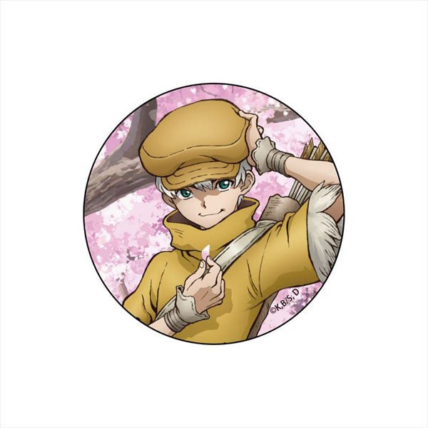Dr.STONE 新石紀 原作插畫襟章 西園寺羽京 (櫻) - Microworks ACG