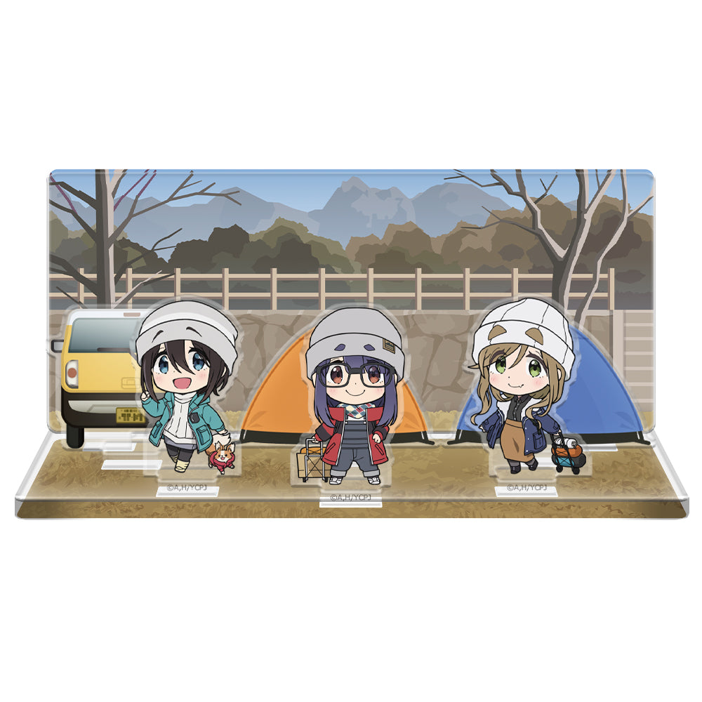 搖曳露營△ SEASON3 壓克力立牌組(瑞牆山營地Ver.) 日版