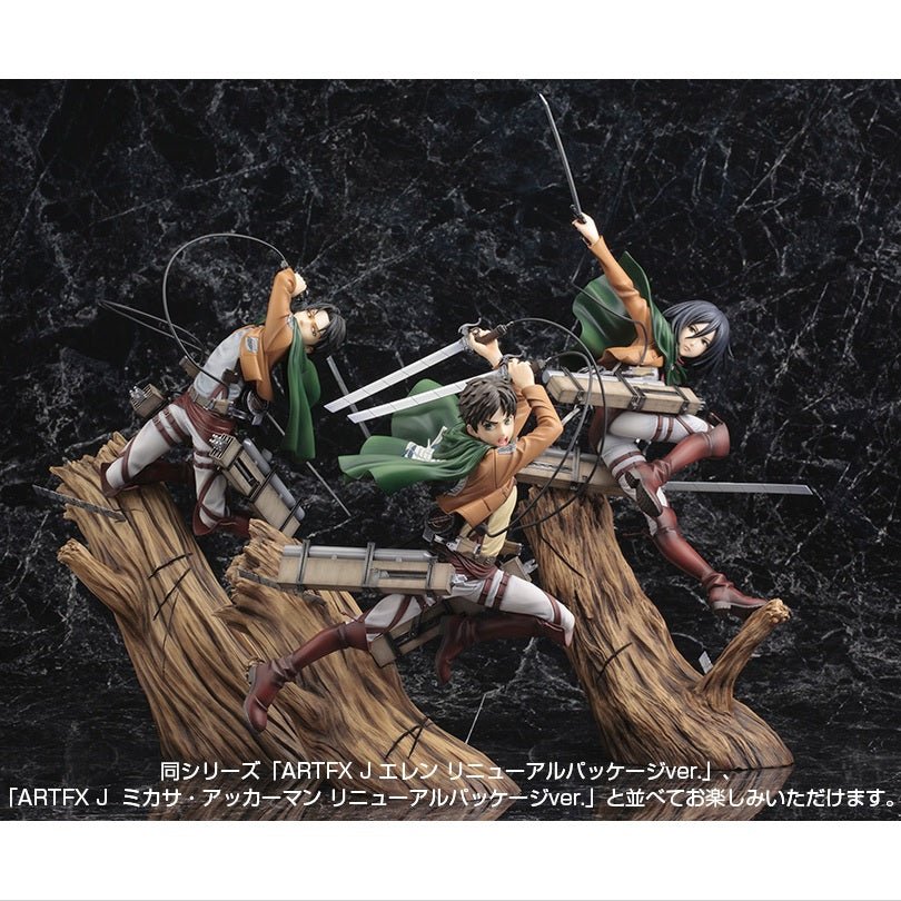 Kotobukiya 壽屋 [Artfx J] 《進擊的巨人》18 PVC - 里維·阿加曼 (Renewal Package Ver.)(再販) - Microworks ACG