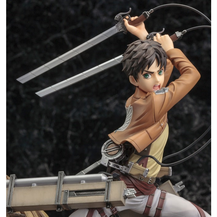 《預訂》Kotobukiya 壽屋 [Artfx J] 《進擊的巨人》 1/8 PVC - 艾連·葉卡 (Renewal Package Ver.)(再販)《2024年5月發售》