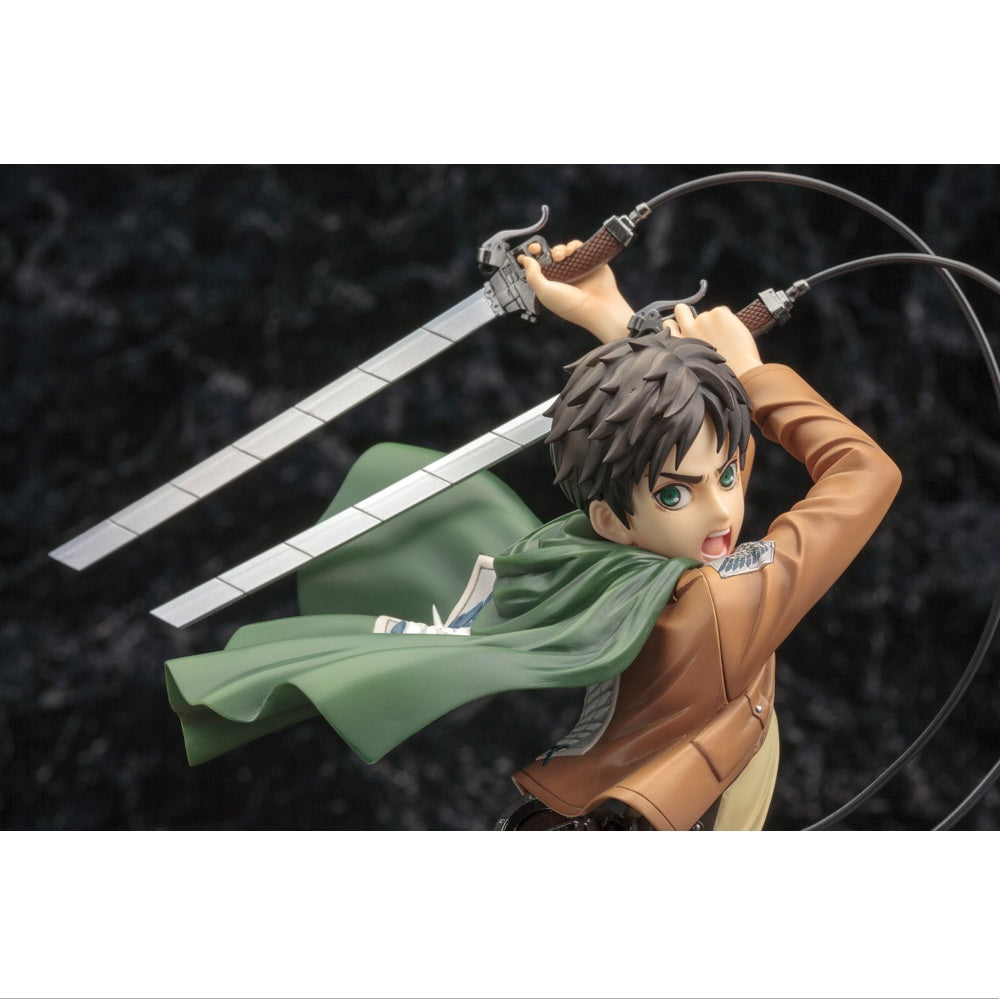 《預訂》Kotobukiya 壽屋 [Artfx J] 《進擊的巨人》 1/8 PVC - 艾連·葉卡 (Renewal Package Ver.)(再販)《2024年5月發售》