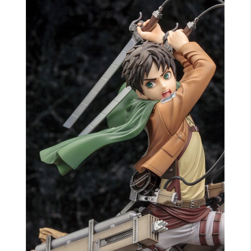 Kotobukiya 壽屋 [Artfx J] 《進擊的巨人》 1/8 PVC - 艾連·葉卡 (Renewal Package Ver.)(再販) - Microworks ACG