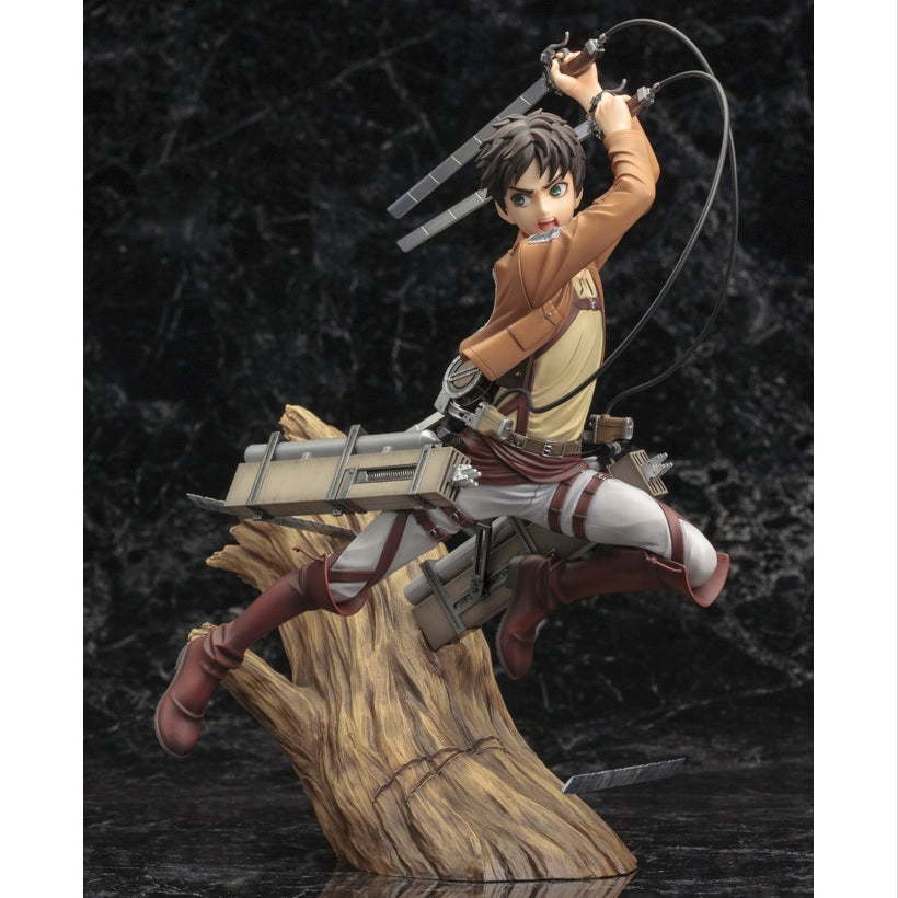 《預訂》Kotobukiya 壽屋 [Artfx J] 《進擊的巨人》 1/8 PVC - 艾連·葉卡 (Renewal Package Ver.)(再販)《2024年5月發售》