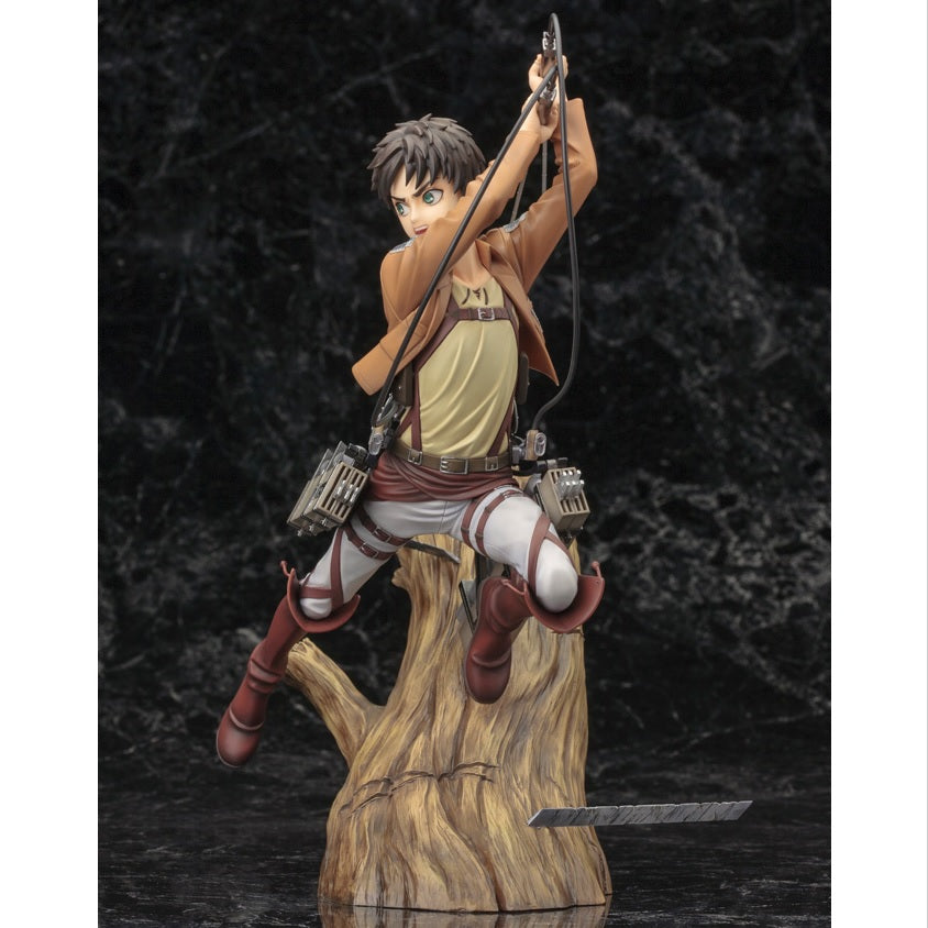 《預訂》Kotobukiya 壽屋 [Artfx J] 《進擊的巨人》 1/8 PVC - 艾連·葉卡 (Renewal Package Ver.)(再販)《2024年5月發售》