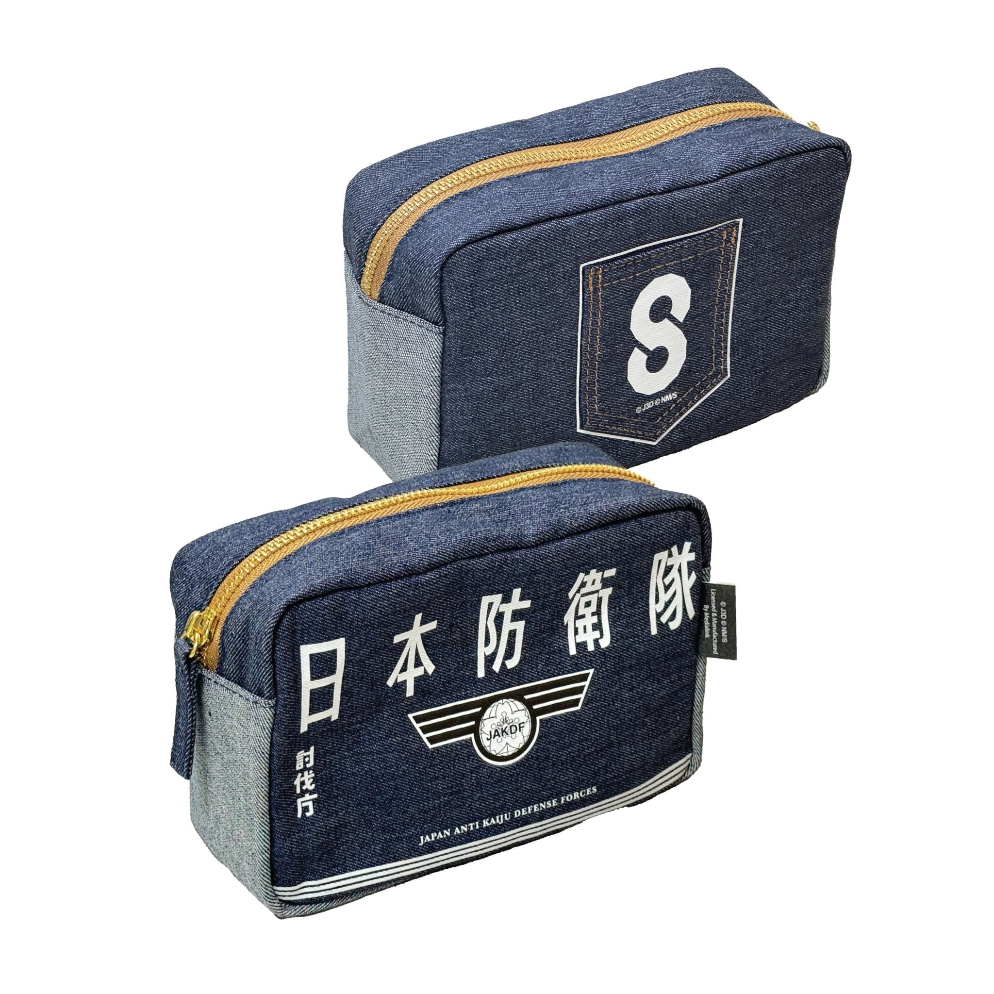 怪獸8號 牛仔布收納包 防衛隊 - Microworks ACG