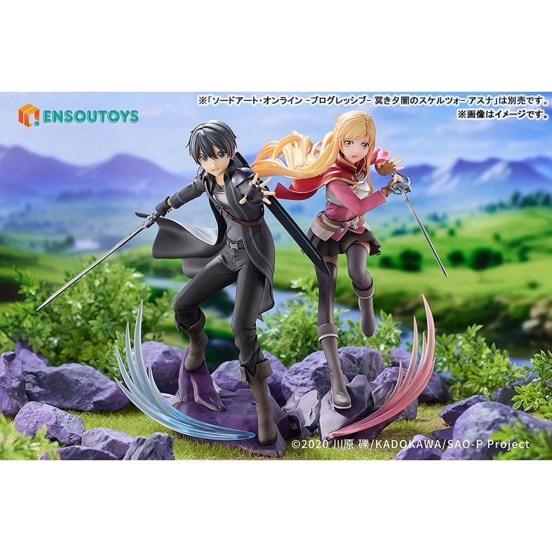 《預訂》Ensoutoys 《刀劍神域劇場版 - Progressive - 陰沉薄暮的詼諧曲》桐人1/7比例人像《2025年5月發售》 - Microworks ACG