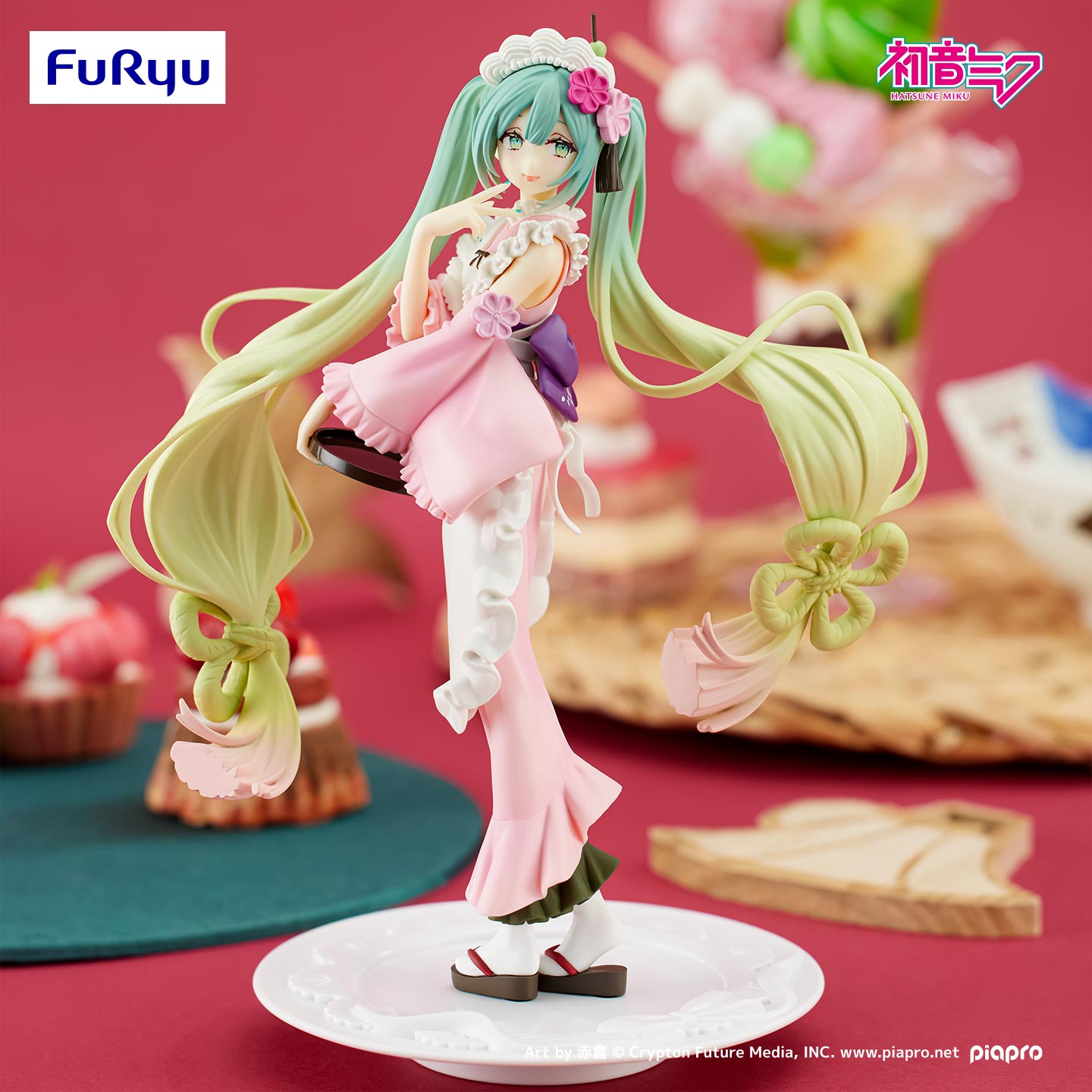 Furyu 初音未來 Exceed CreativeFigure 抹茶聖代Ver. - Microworks ACG