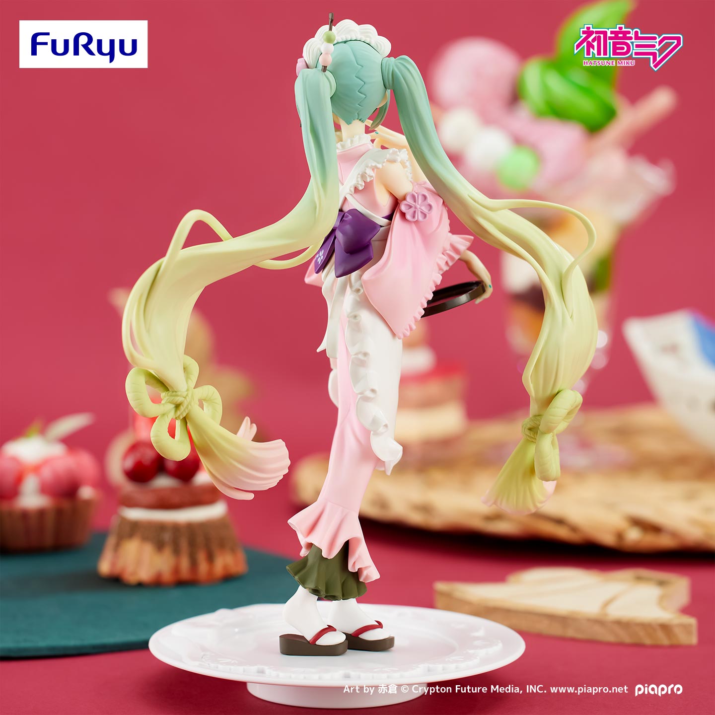 Furyu 初音未來 Exceed CreativeFigure 抹茶聖代Ver. - Microworks ACG