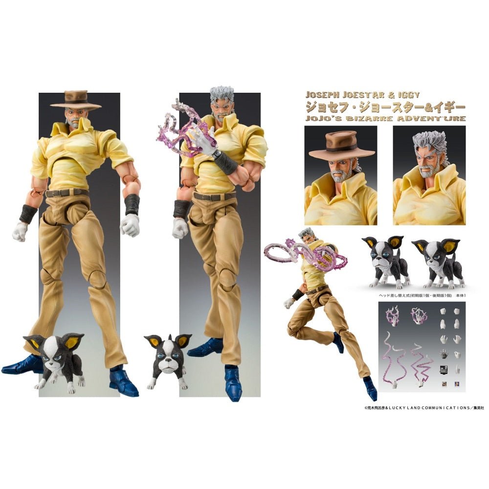 《預訂已截單》Medicos [超像可動] 《JoJo的奇妙冒險 星塵遠征軍》 喬瑟夫·喬斯達&伊奇《2024年3月發售》 - Microworks ACG