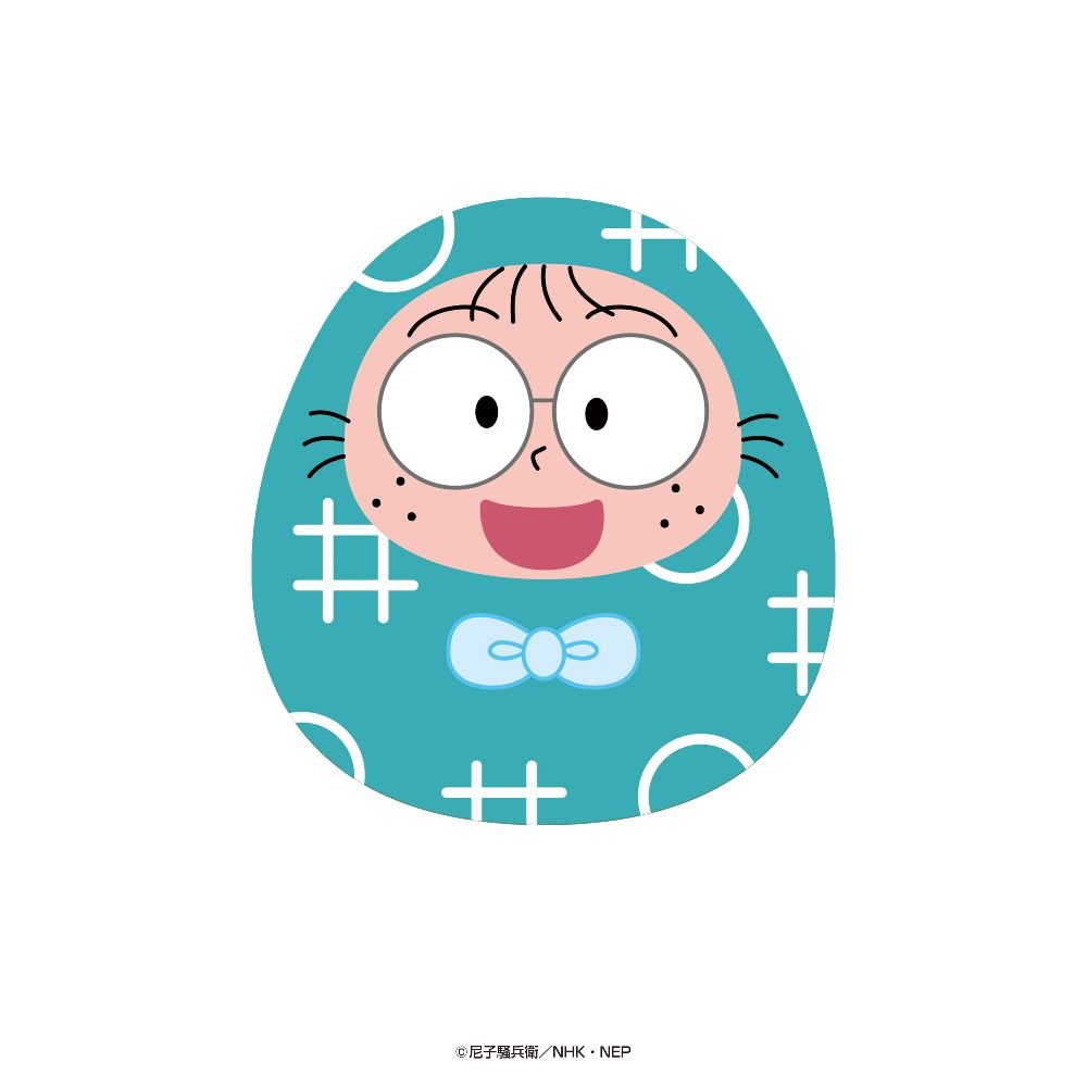 忍者亂太郎 圓胖不倒翁掛飾 亂太郎 日版 - Microworks ACG