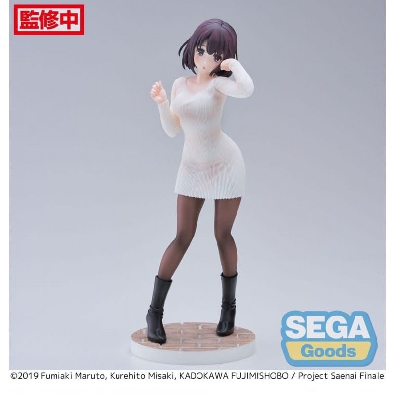 SEGA [LUMINASTA]《不起眼女主角培育法 Fine》加藤恵 - 毛衣造型 - Microworks ACG