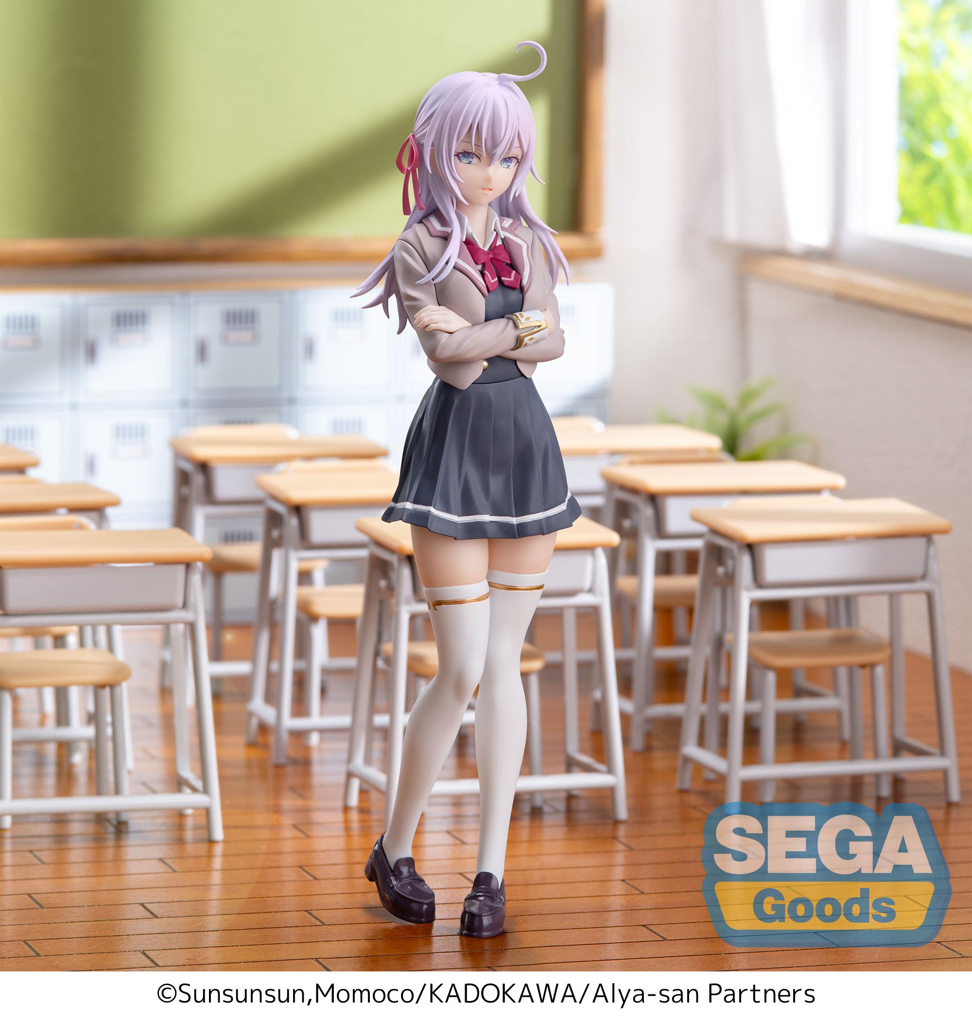 SEGA [LUMINASTA]《不時輕聲地以俄語遮羞的鄰座艾莉同學》艾莉 - 校服造型 - Microworks ACG