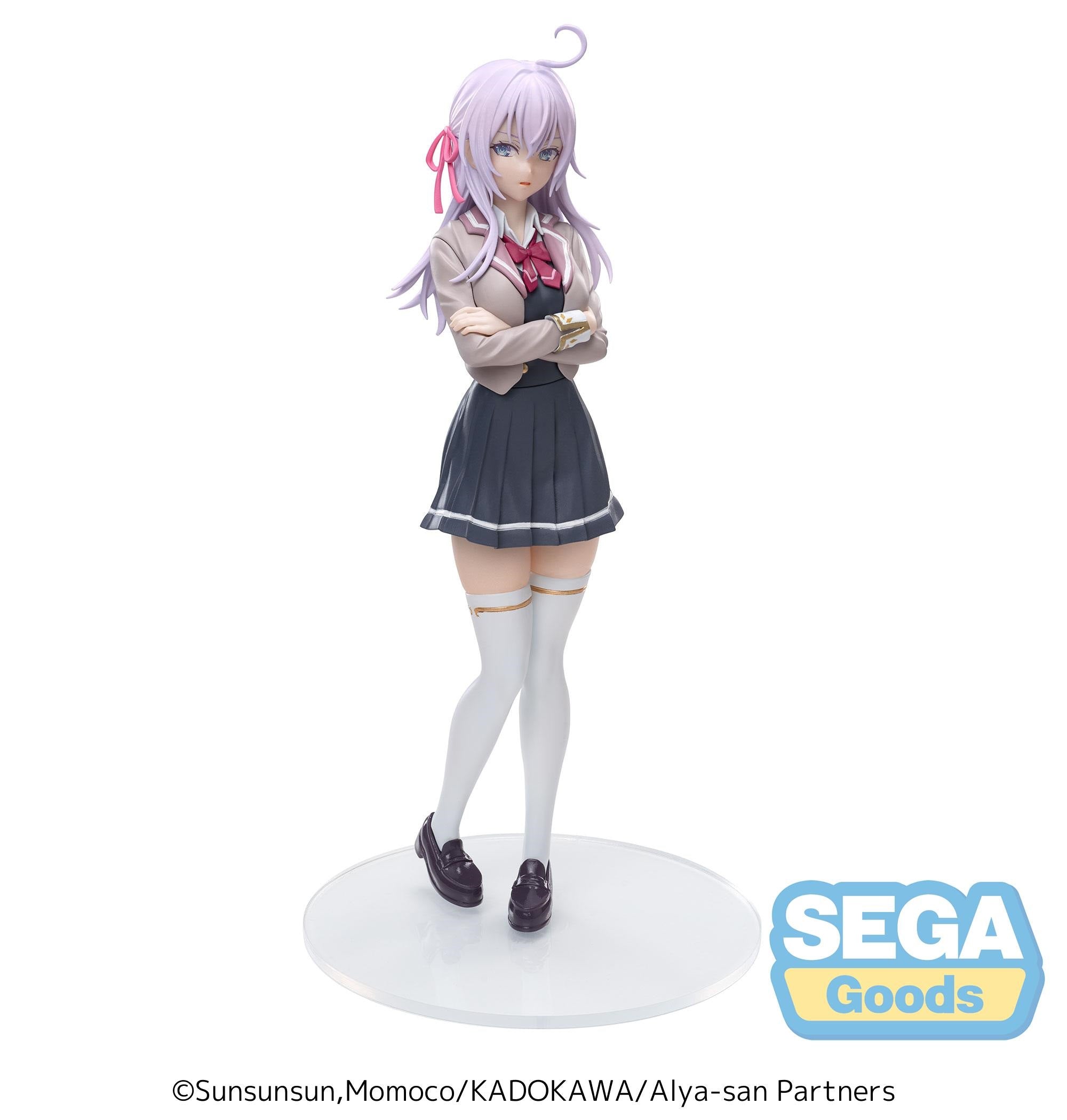 SEGA [LUMINASTA]《不時輕聲地以俄語遮羞的鄰座艾莉同學》艾莉 - 校服造型 - Microworks ACG