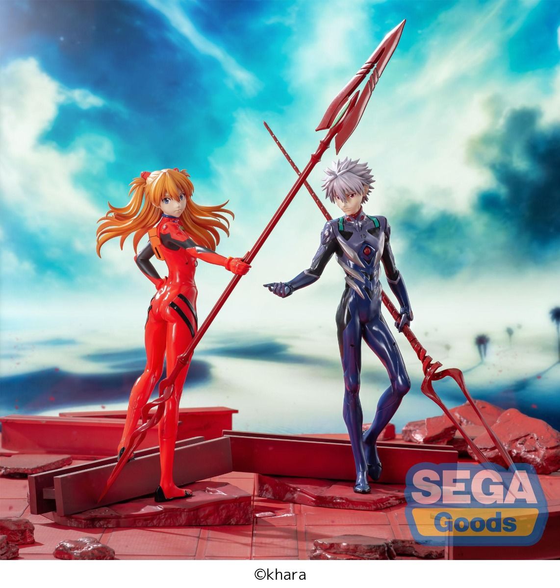 《預訂》SEGA [LUMINASTA]《新世紀福音戰士新劇場版》式波·明日香 x 卡西烏斯之槍《2025年9月發售》