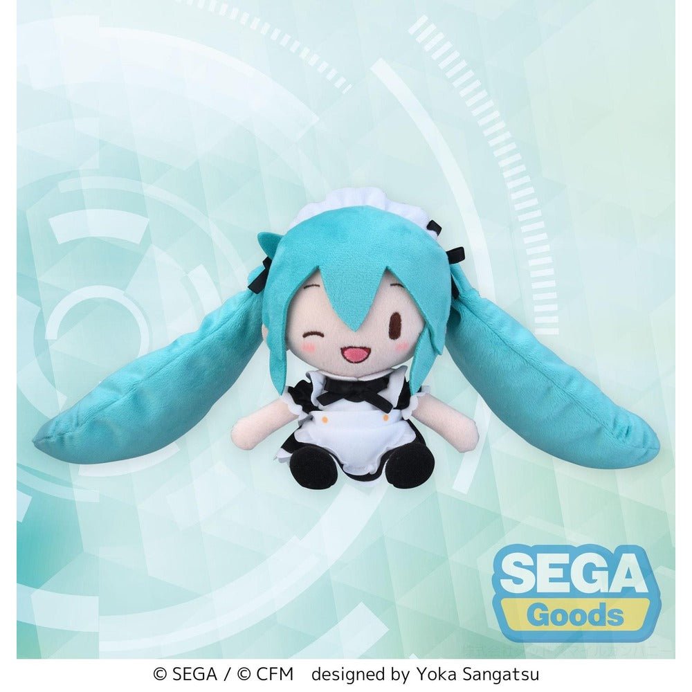 SEGA [Fuwa Petit迷你毛公仔]《初音未來》初音未來 女僕Ver. - Microworks ACG